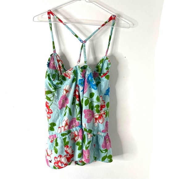 Hollister Floral Cross-Back Tank Top - Picture 6 of 7